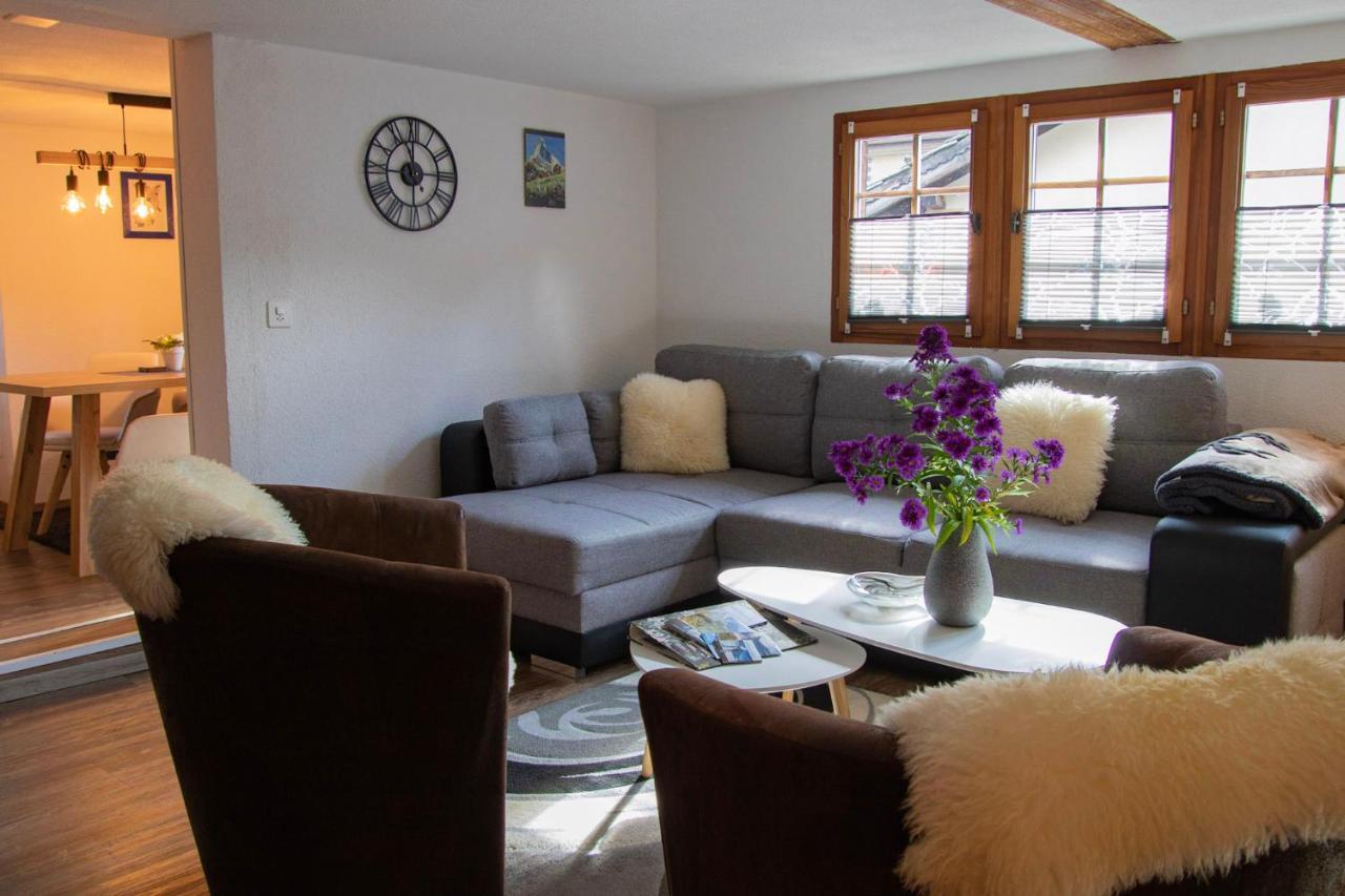 Ferienwohnung Slavica Dorfstrasse 94 Randa Exteriör bild